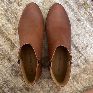 Lucky Brand Leather Booties